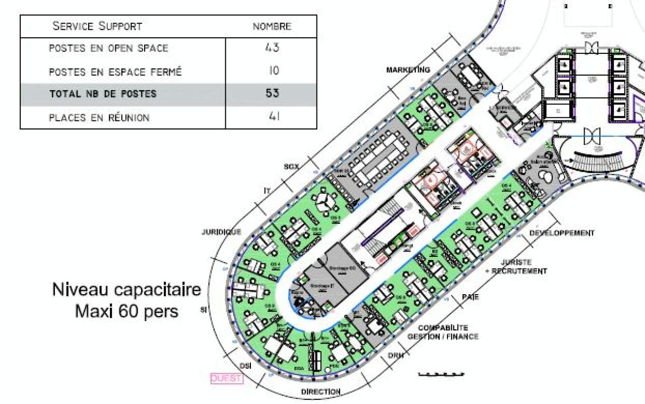 Bureau Issy-les-Moulineaux 826m² Location bureau Issy-les-Moulineaux Hauts-de-Seine OLBUR2426190 4